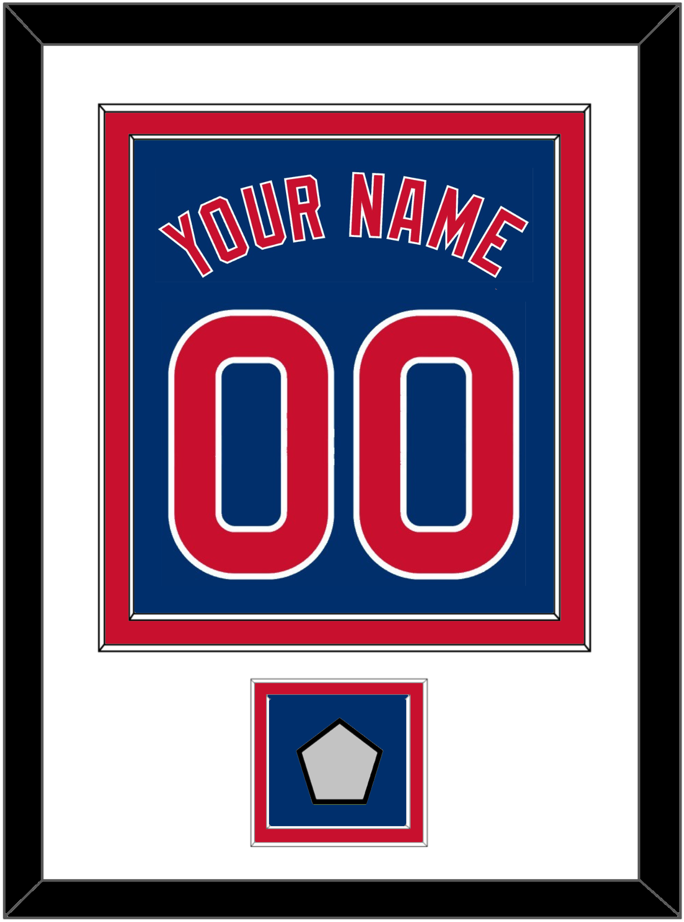 Chicago Name, Number & 2016 World Series Jersey Patch - Alternate Blue - Signature Tier 1