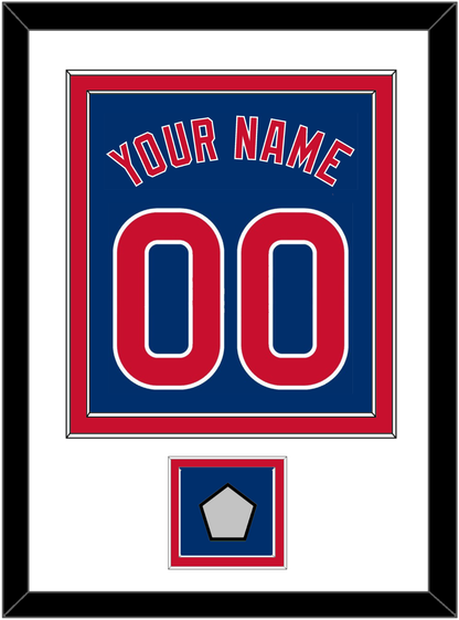 Chicago Name, Number & 2016 World Series Jersey Patch - Alternate Blue - Signature Tier 1
