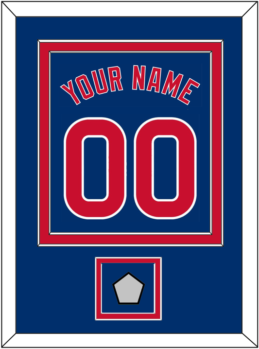 Chicago Name, Number & 2016 World Series Jersey Patch - Alternate Blue - Signature Tier 2
