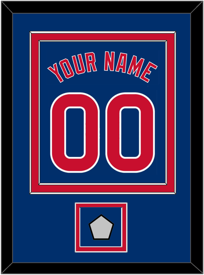 Chicago Name, Number & 2016 World Series Jersey Patch - Alternate Blue - Signature Tier 2