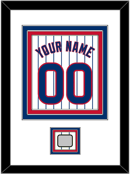 Chicago Name, Number & 2016 World Series Jersey Patch - Home White Pinstripes - Premier Tier 1