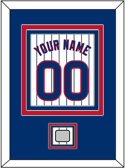 Chicago Name, Number & 2016 World Series Jersey Patch - Home White Pinstripes - Premier Tier 2