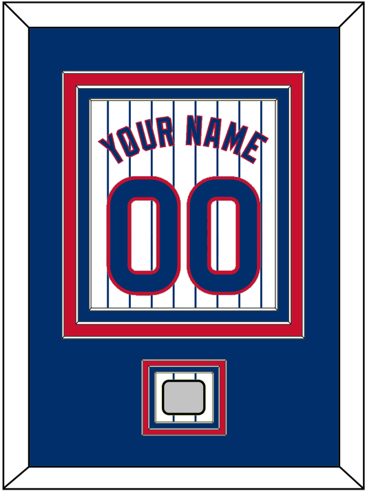 Chicago Name, Number & 2016 World Series Jersey Patch - Home White Pinstripes - Premier Tier 2