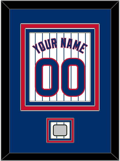 Chicago Name, Number & 2016 World Series Jersey Patch - Home White Pinstripes - Premier Tier 2
