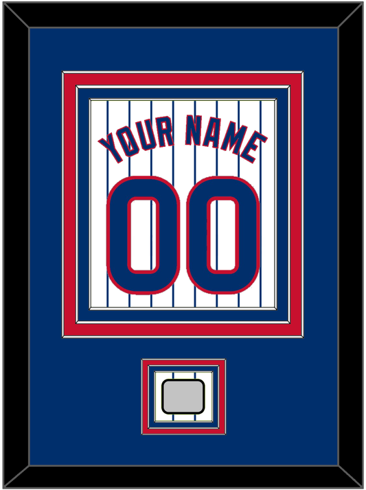 Chicago Name, Number & 2016 World Series Jersey Patch - Home White Pinstripes - Premier Tier 2