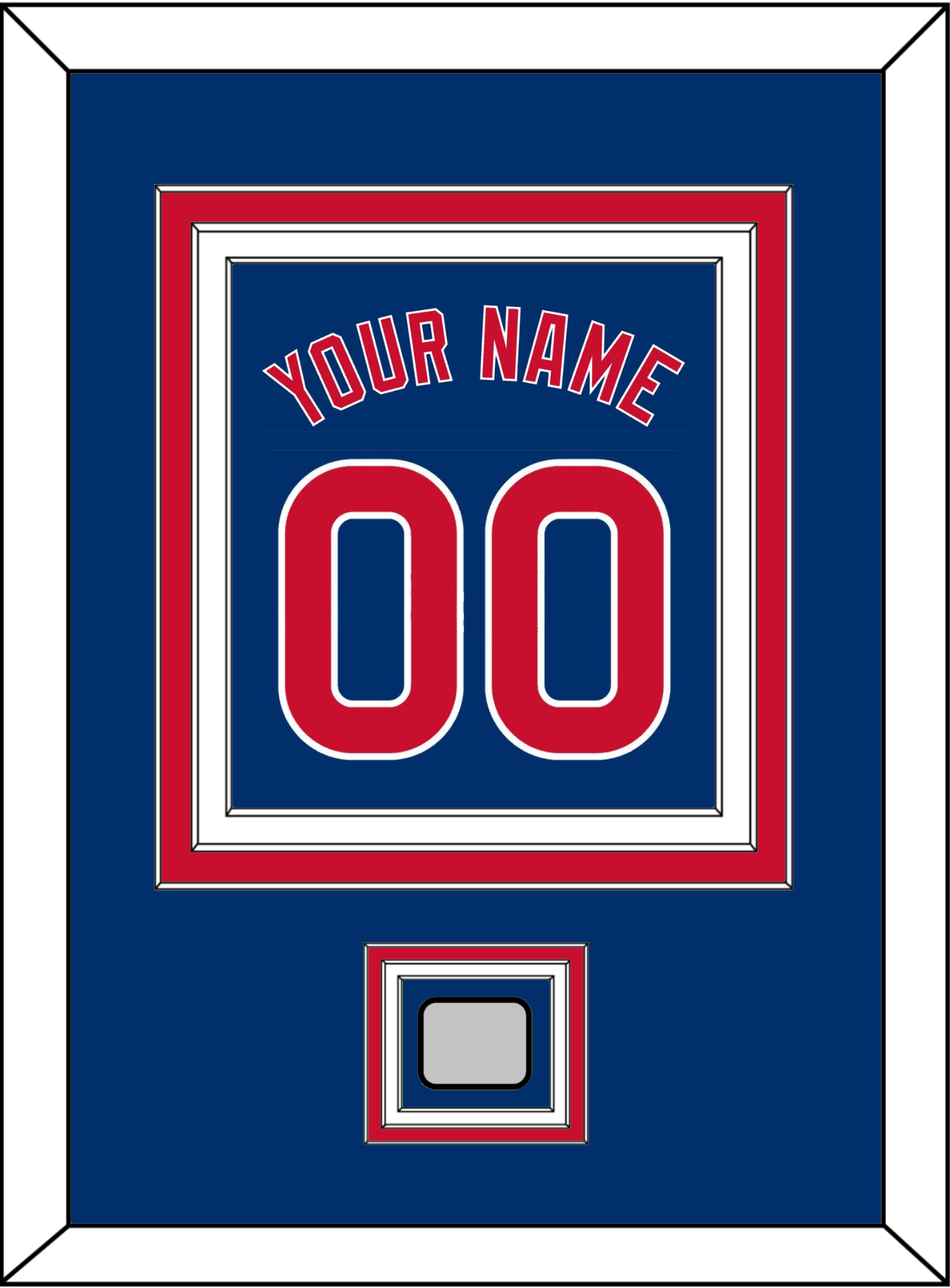 Chicago Name, Number & 2016 World Series Jersey Patch - Alternate Blue - Premier Tier 2