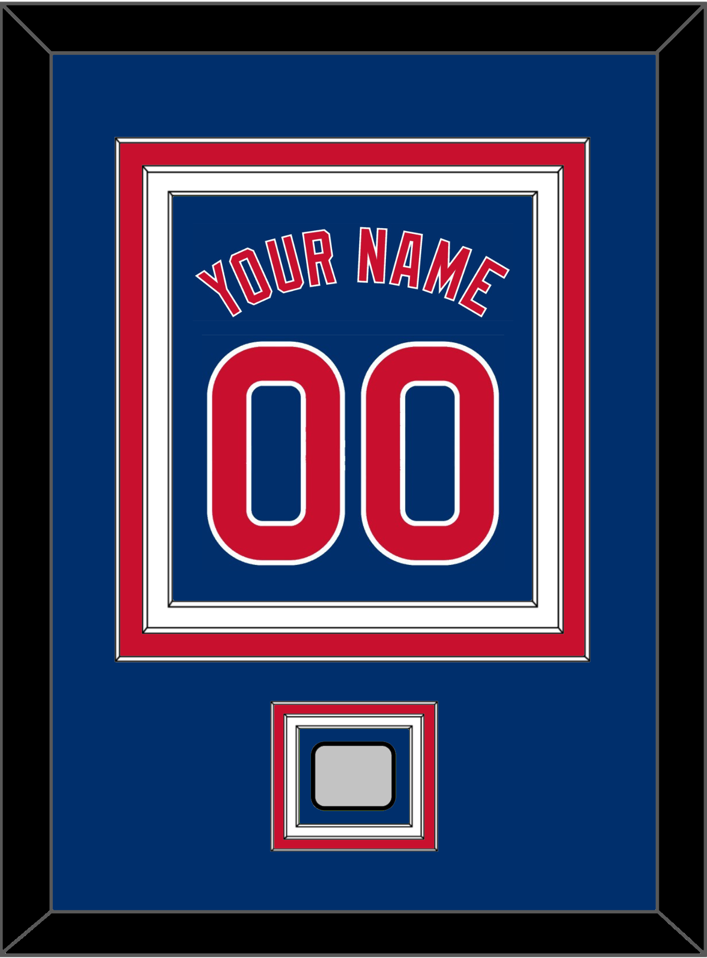 Chicago Name, Number & 2016 World Series Jersey Patch - Alternate Blue - Premier Tier 2