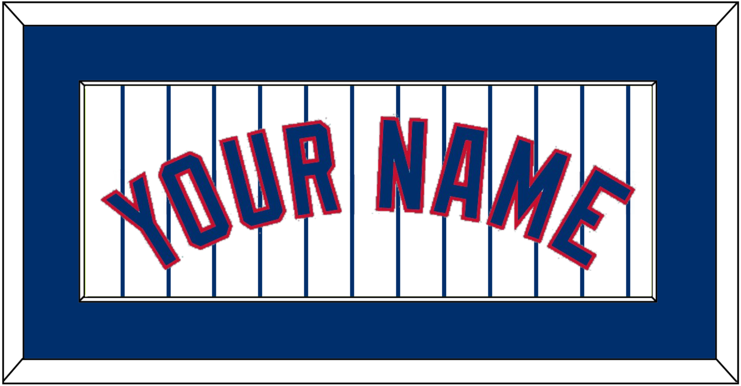Chicago Name - Home White Pinstripes - Essential Tier 1