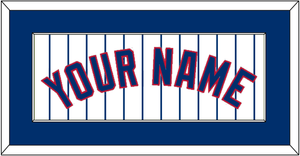 Chicago Name - Home White Pinstripes - Single Mat 1