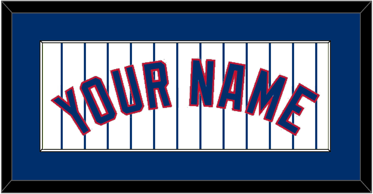 Chicago Name - Home White Pinstripes - Essential Tier 1