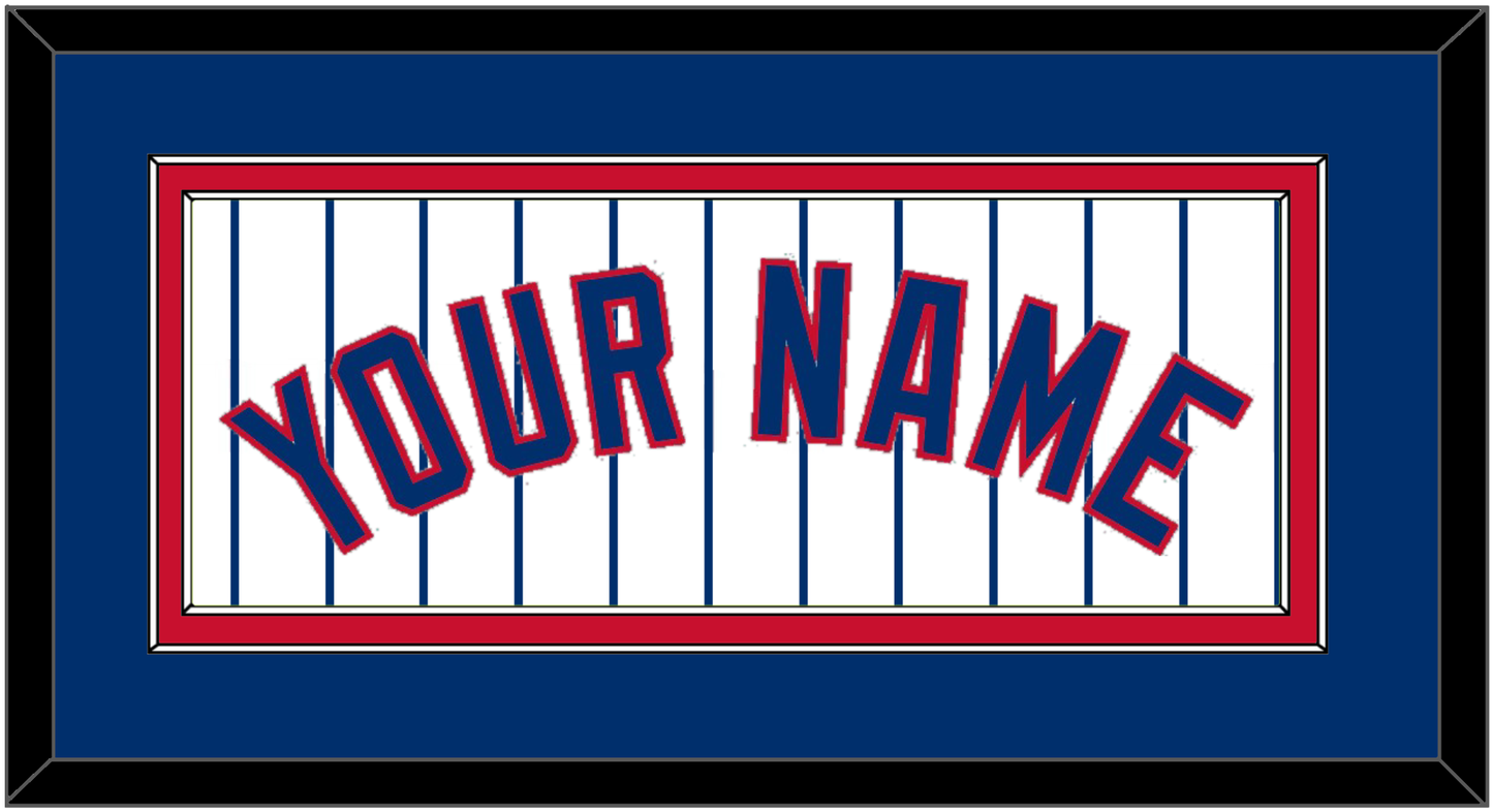 Chicago Name - Home White Pinstripes - Signature Tier 2