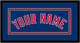 Chicago Name - Alternate Blue - Double Mat 2