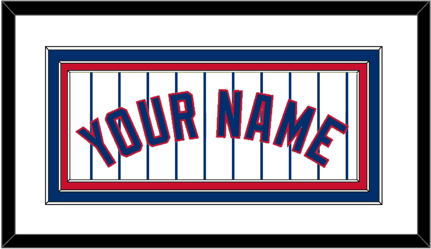 Chicago Name - Home White Pinstripes - Premier Tier 1