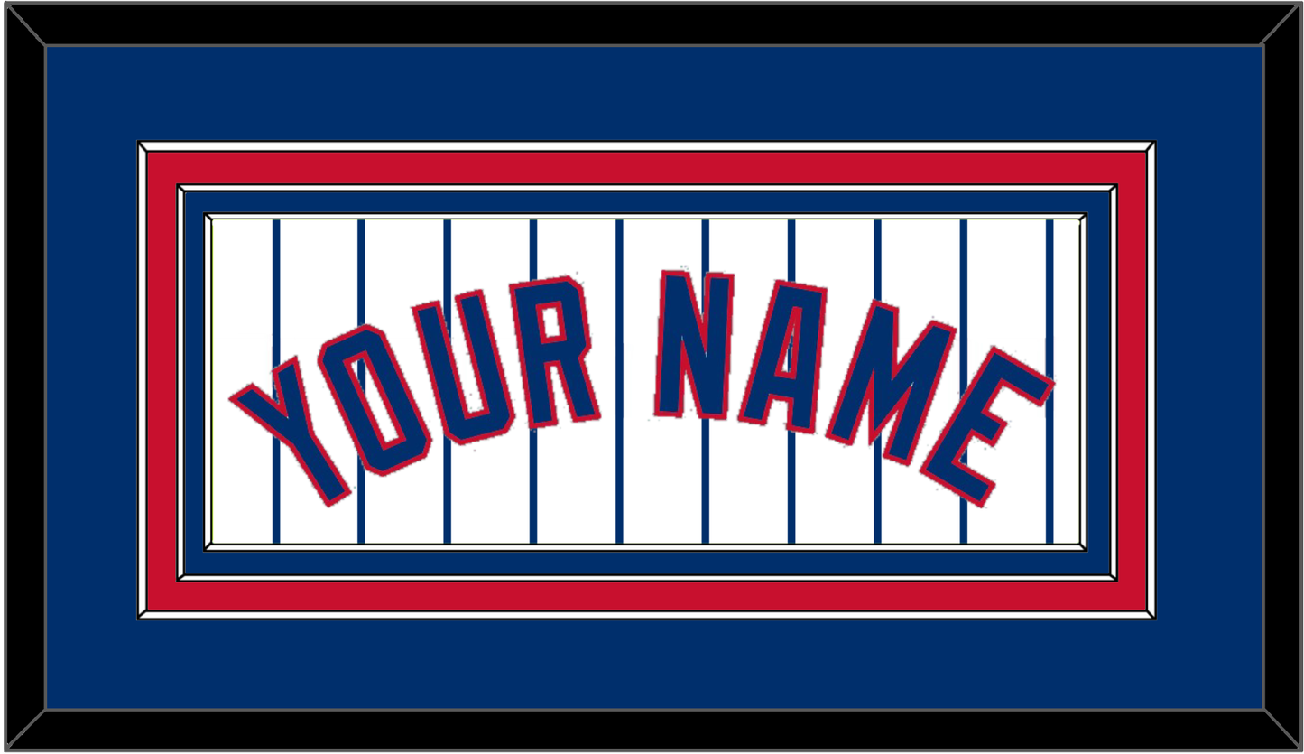Chicago Name - Home White Pinstripes - Premier Tier 2