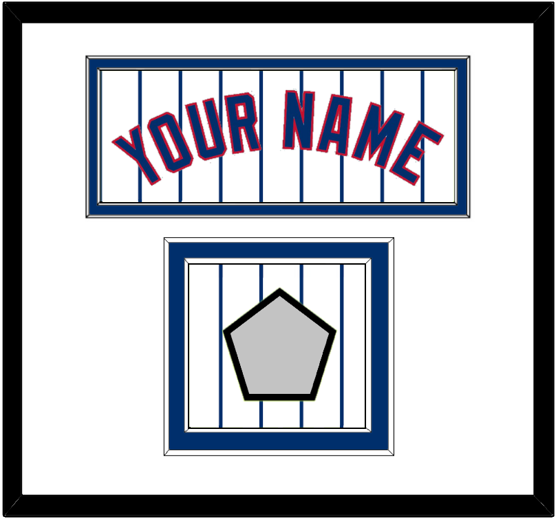 Chicago Name & 2016 World Series Jersey Patch - Home White Pinstripes - Signature Tier 1