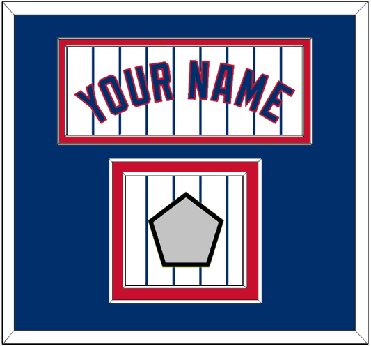 Chicago Name & 2016 World Series Jersey Patch - Home White Pinstripes - Signature Tier 2