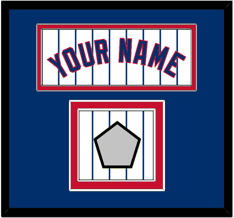 Chicago Name & 2016 World Series Jersey Patch - Home White Pinstripes - Signature Tier 2