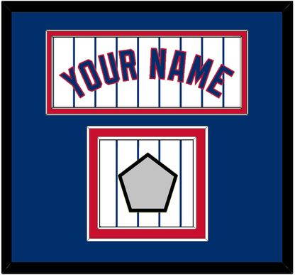 Chicago Name & 2016 World Series Jersey Patch - Home White Pinstripes - Signature Tier 2