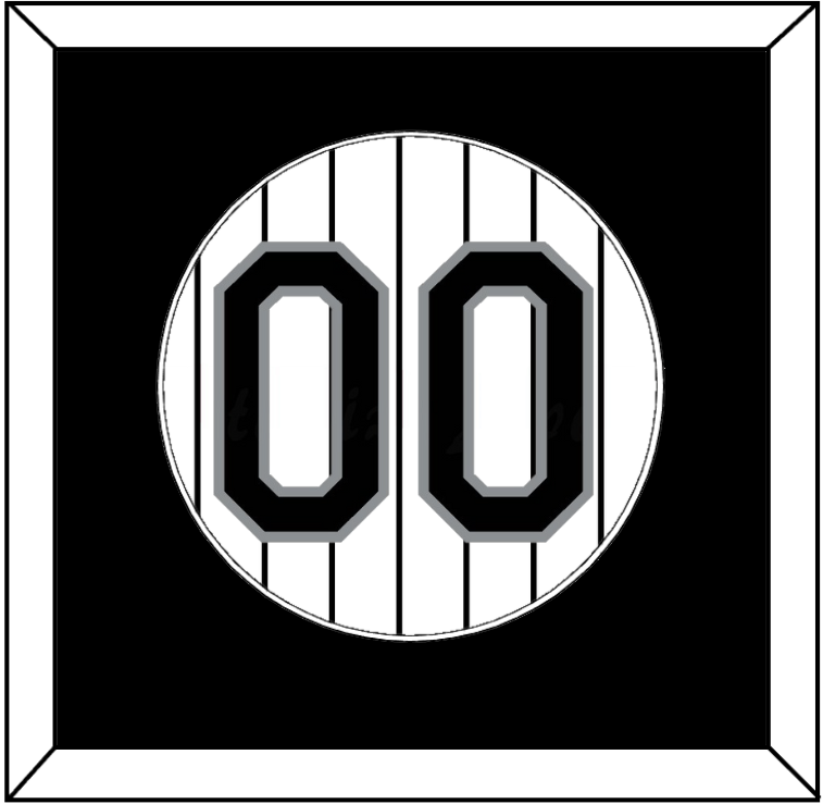 Chicago Number - Home White Pinstripes - Essential Tier 1