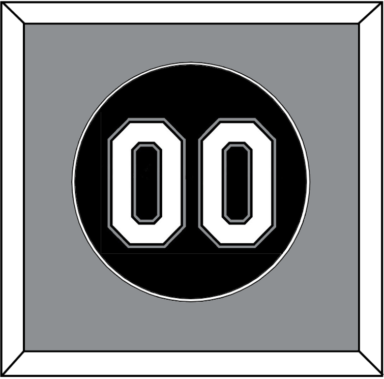 Chicago Number - Alternate Black - Essential Tier 2
