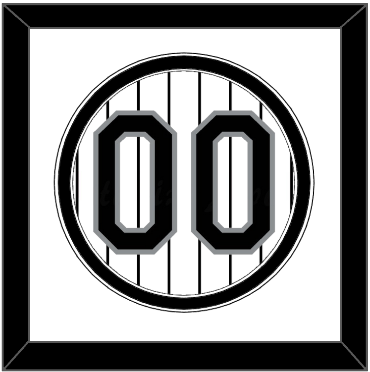 Chicago Number - Home White Pinstripes - Signature Tier 1