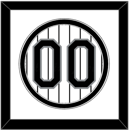 Chicago Number - Home White Pinstripes - Signature Tier 1