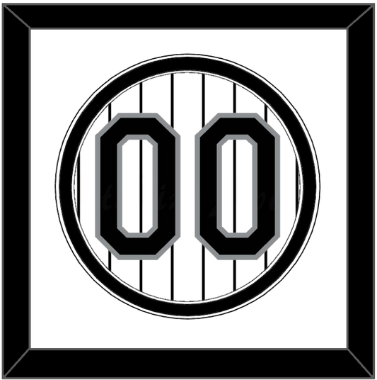 Chicago Number - Home White Pinstripes - Signature Tier 1