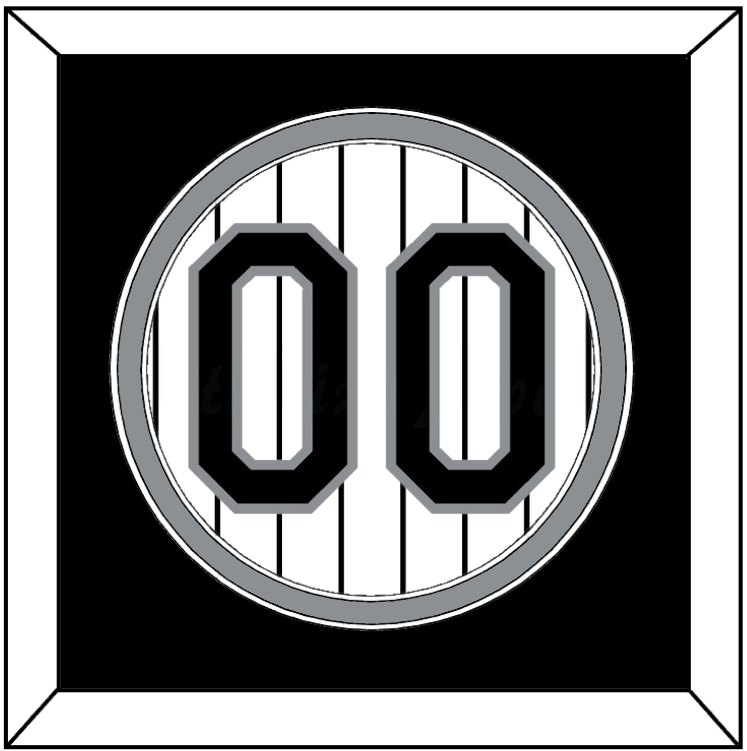 Chicago Number - Home White Pinstripes - Signature Tier 2