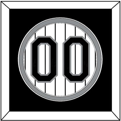 Chicago Number - Home White Pinstripes - Signature Tier 2