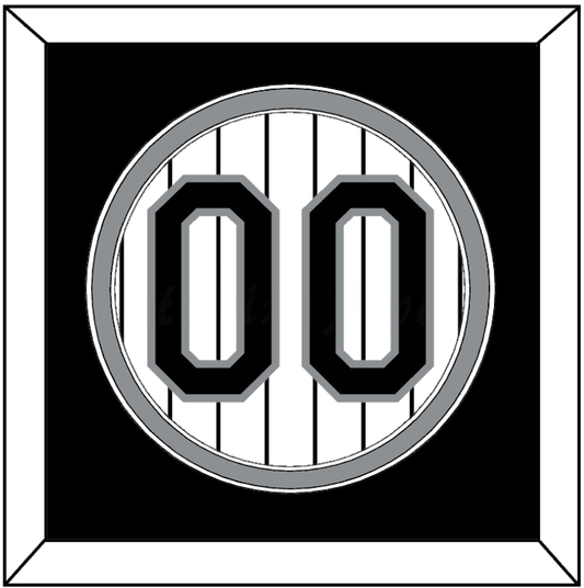 Chicago Number - Home White Pinstripes - Signature Tier 2