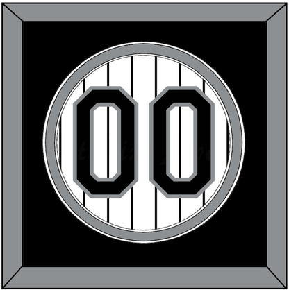 Chicago Number - Home White Pinstripes - Signature Tier 2