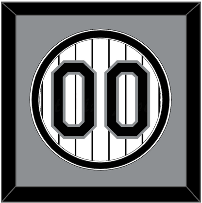 Chicago Number - Home White Pinstripes - Signature Tier 3