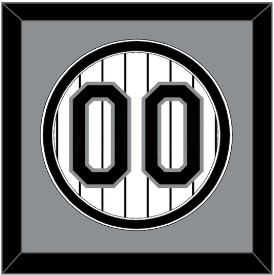 Chicago Number - Home White Pinstripes - Signature Tier 3
