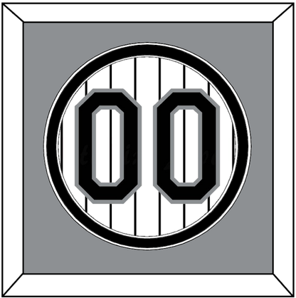 Chicago Number - Home White Pinstripes - Signature Tier 3