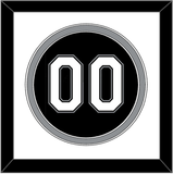 Chicago Number - Alternate Black - Double Mat 1