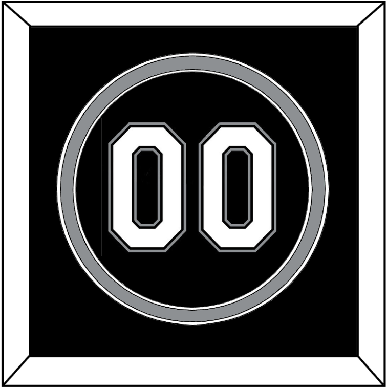 Chicago Number - Alternate Black - Signature Tier 2