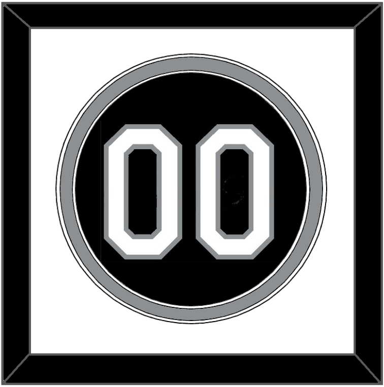Chicago Number - Alternate Black (1991-1992) - Signature Tier 1