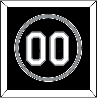 Chicago Number - Alternate Black (1991-1992) - Signature Tier 2