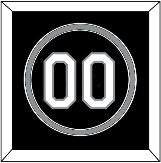 Chicago Number - Alternate Black (1991-1992) - Signature Tier 2