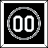 Chicago Number - Alternate Black (1991-1992) - Double Mat 2