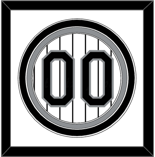 Chicago Number - Home White Pinstripes- Premier Tier 1