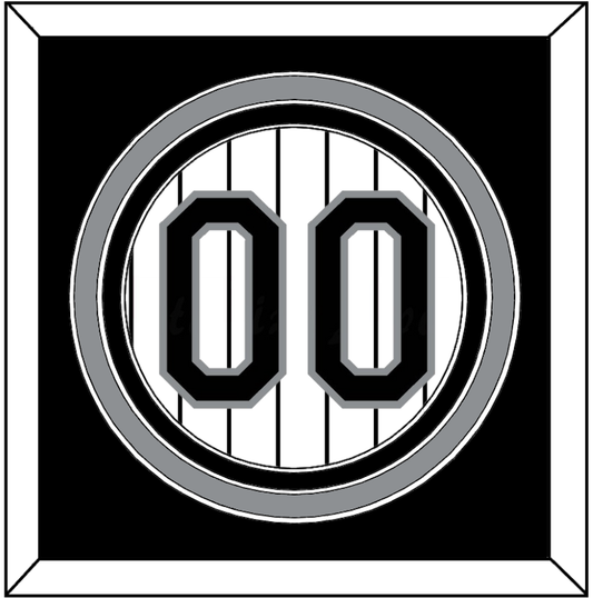 Chicago Number - Home White Pinstripes- Premier Tier 2
