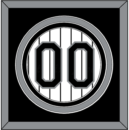 Chicago Number - Home White Pinstripes- Premier Tier 2
