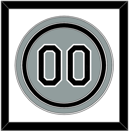 Chicago Number - Road Gray - Premier Tier 1