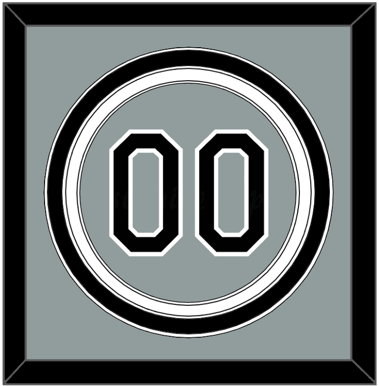 Chicago Number - Road Gray - Premier Tier 2