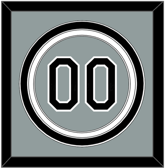 Chicago Number - Road Gray - Premier Tier 2