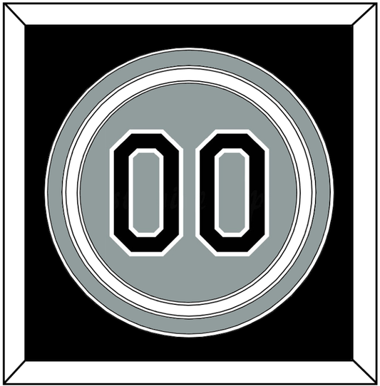 Chicago Number - Road Gray - Premier Tier 3