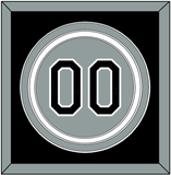 Chicago Number - Road Gray - Triple Mat 3