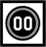 Chicago Number - Alternate Black - Triple Mat 1