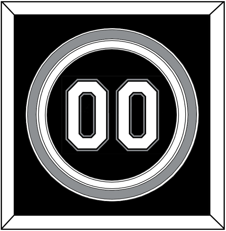 Chicago Number - Alternate Black - Premier Tier 2